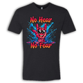 No Hear, No Fear Red/Blue T-Shirt