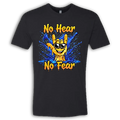 No Hear, No Fear Yellow/Blue T-Shirt
