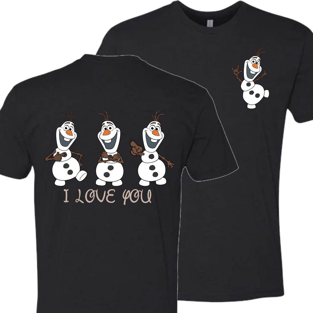 Olaf ILY I Love You Crew Shirt