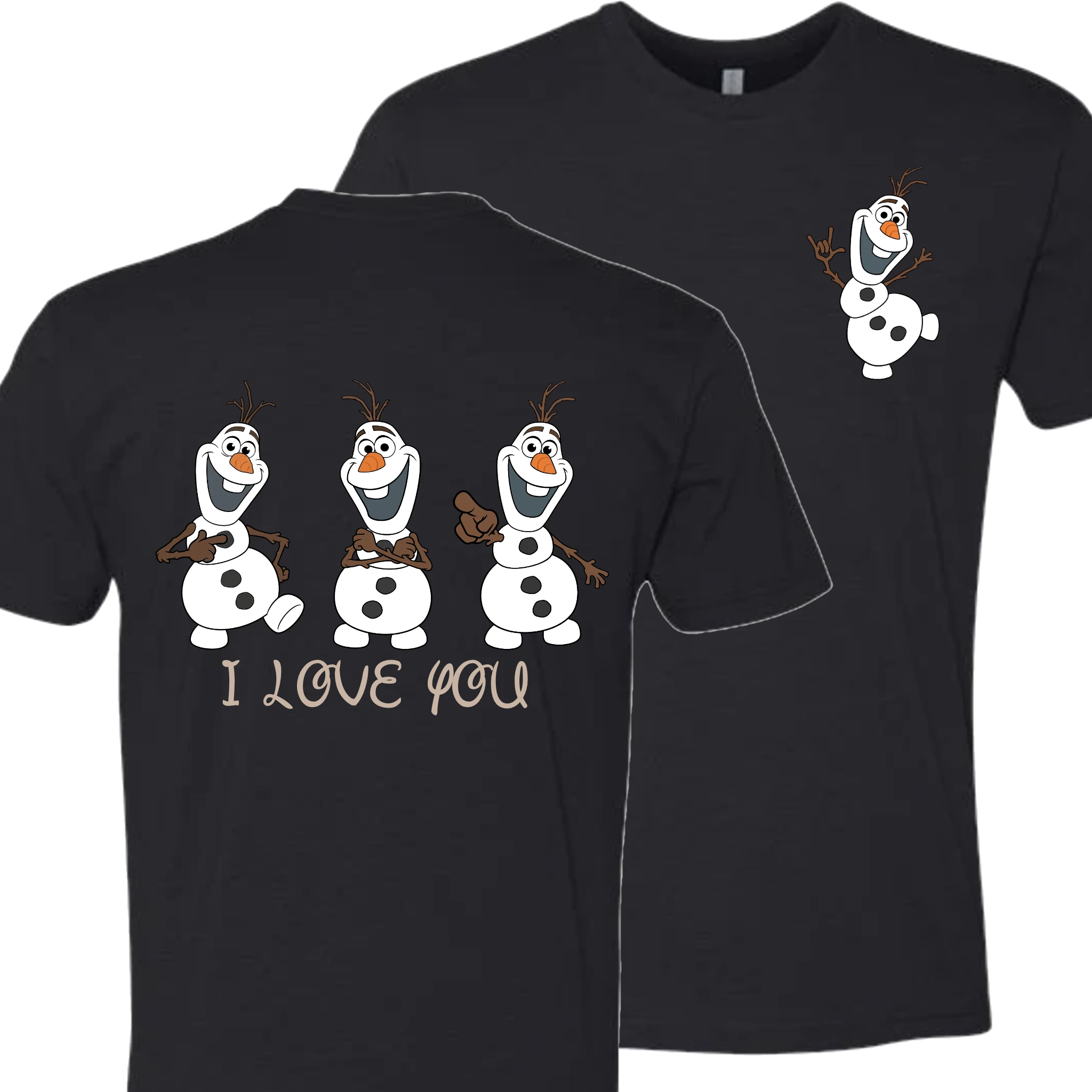 Olaf ILY I Love You Crew Shirt