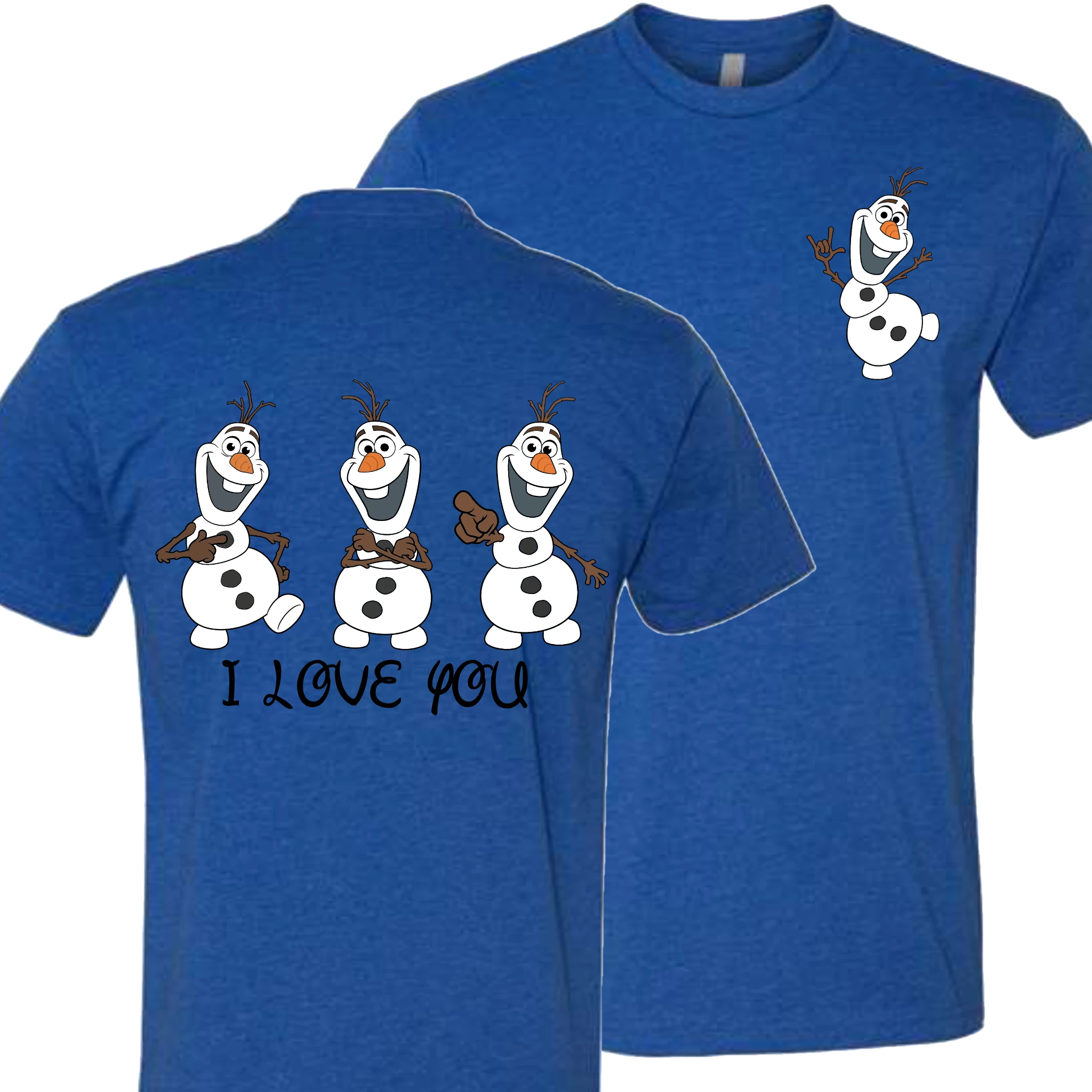 Olaf ILY I Love You Crew Shirt