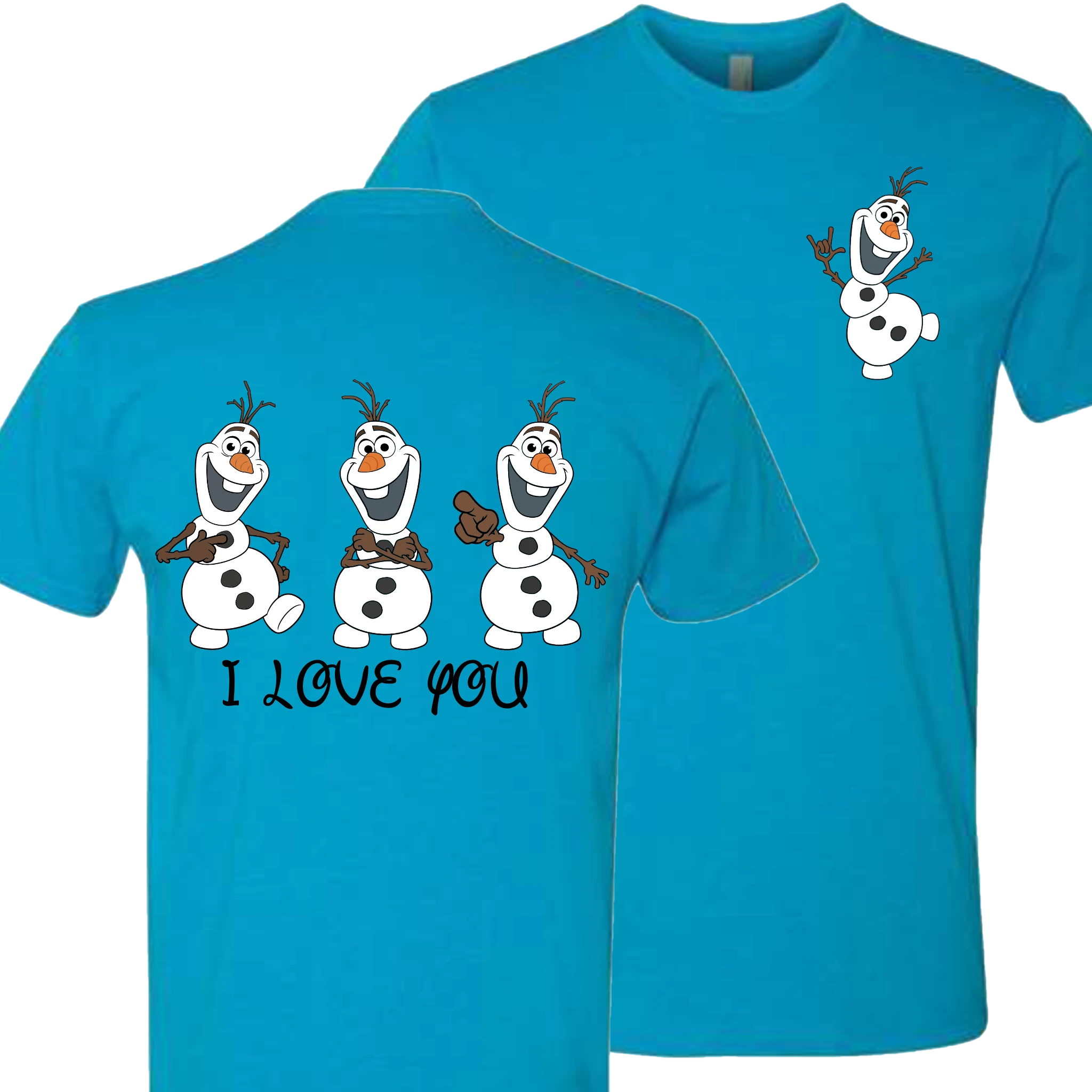 Olaf ILY I Love You Crew Shirt
