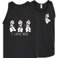 Olaf ILY I Love You Tank Top (MEN)
