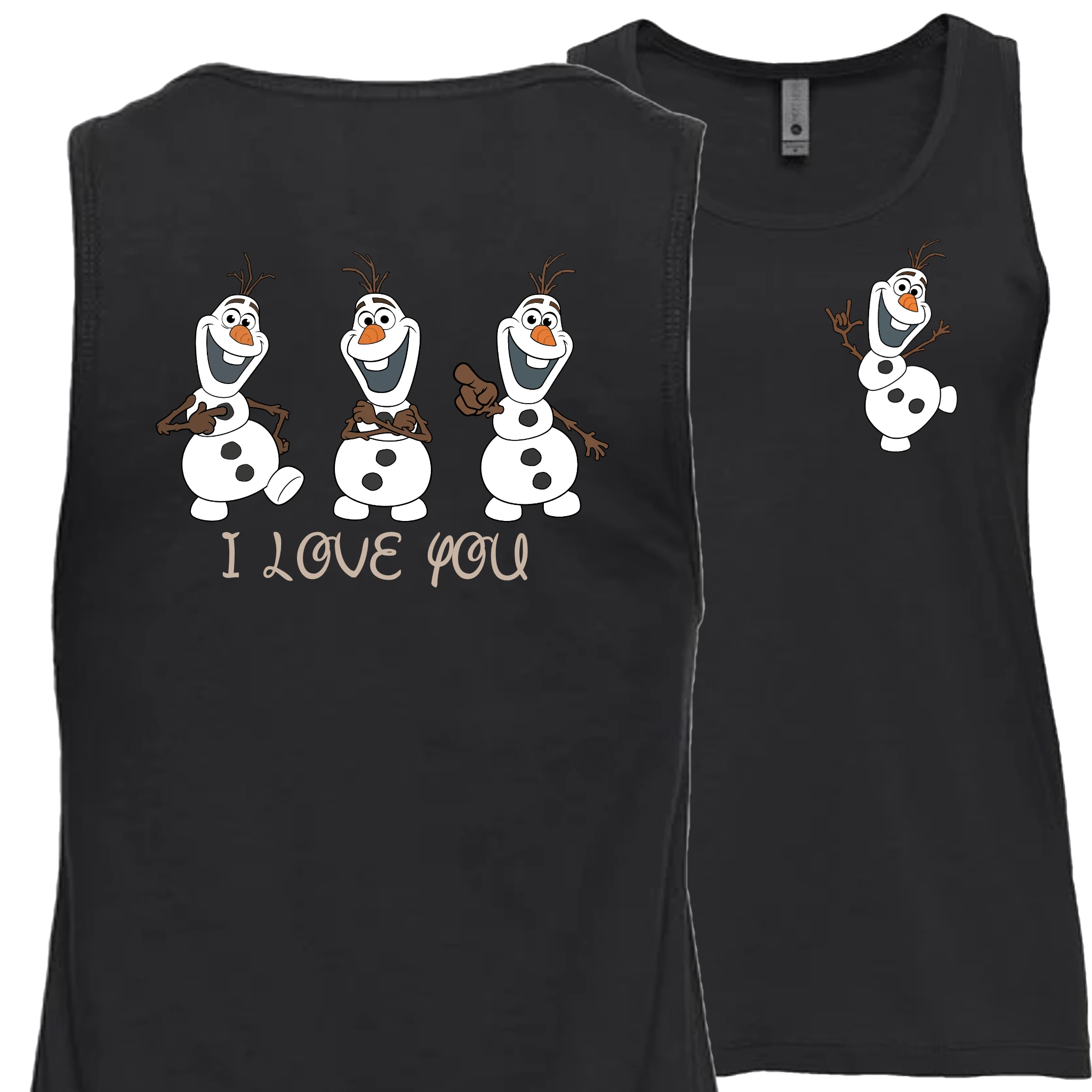 Olaf ILY I Love You Tank Top (WOMEN)
