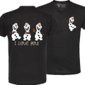 Olaf ILY I Love You V-Neck Shirt (MEN)