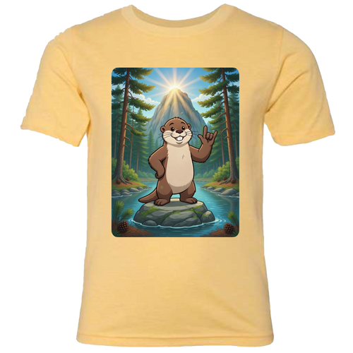 ASL Otter T-Shirt (Kids Sizes)