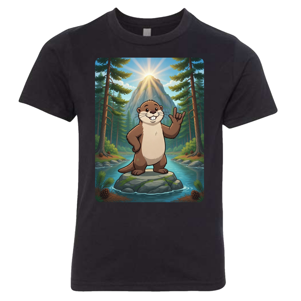 ASL Otter T-Shirt (Kids Sizes)