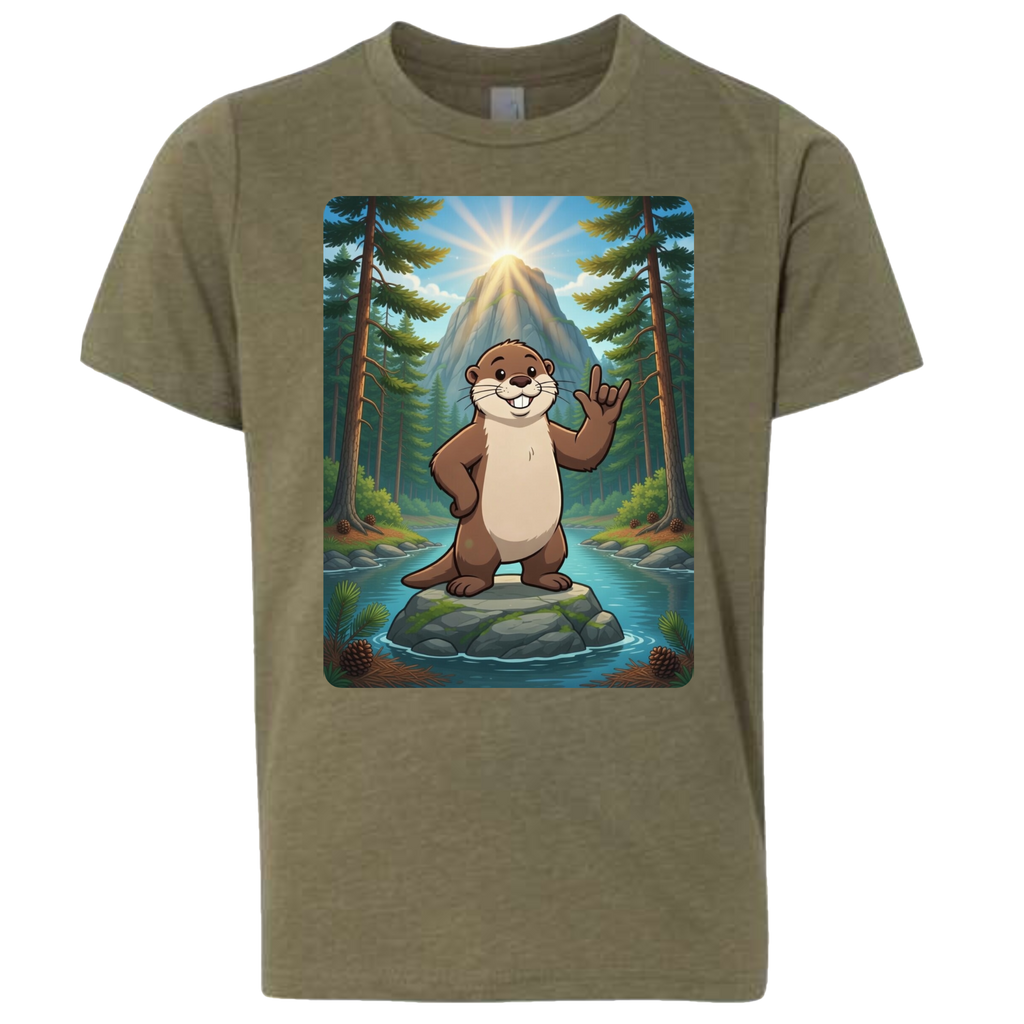 ASL Otter T-Shirt (Kids Sizes)