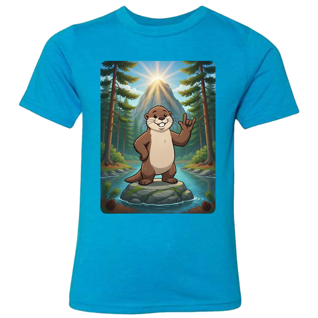 ASL Otter T-Shirt (Kids Sizes)