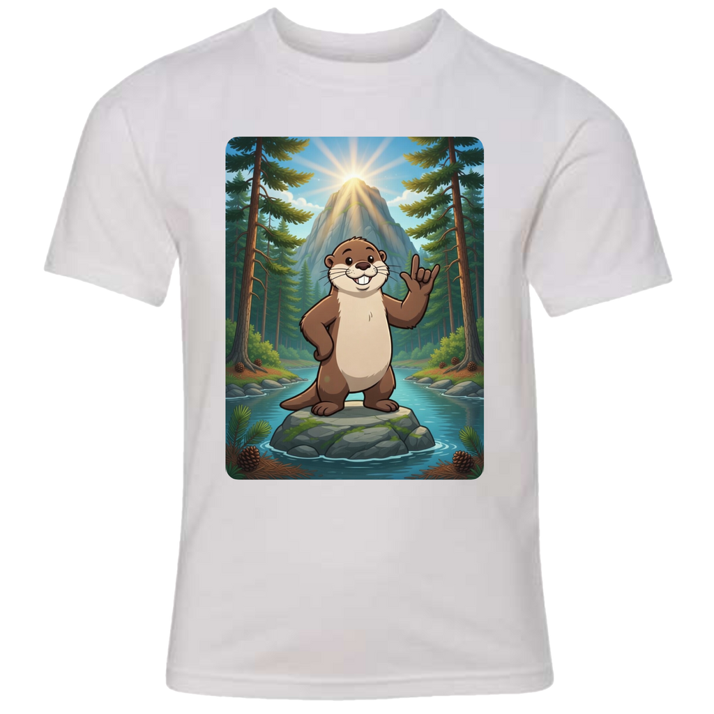 ASL Otter T-Shirt (Kids Sizes)