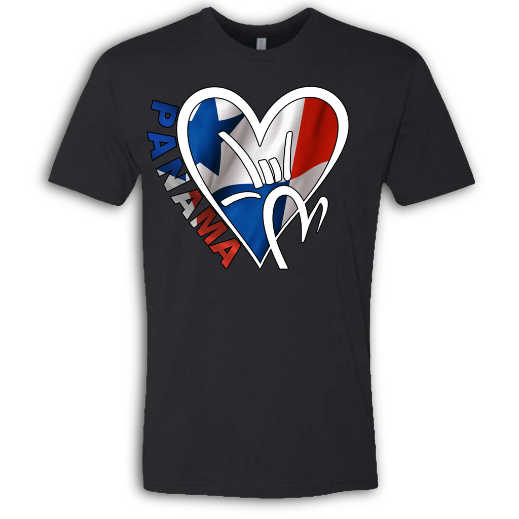 Panama Flag ILY HEART T-Shirt