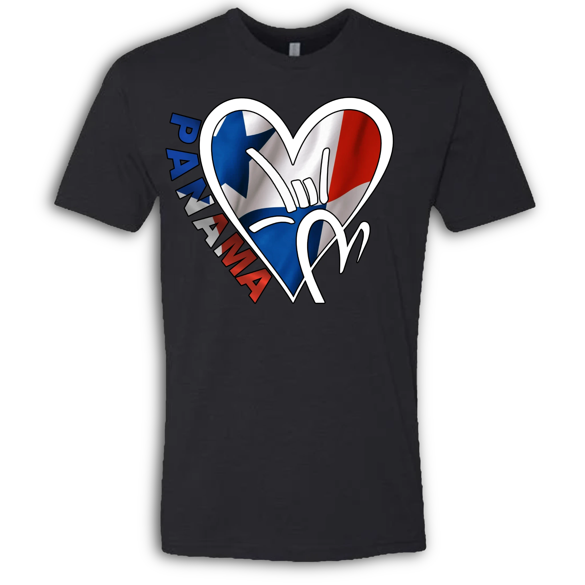Panama Flag ILY HEART T-Shirt
