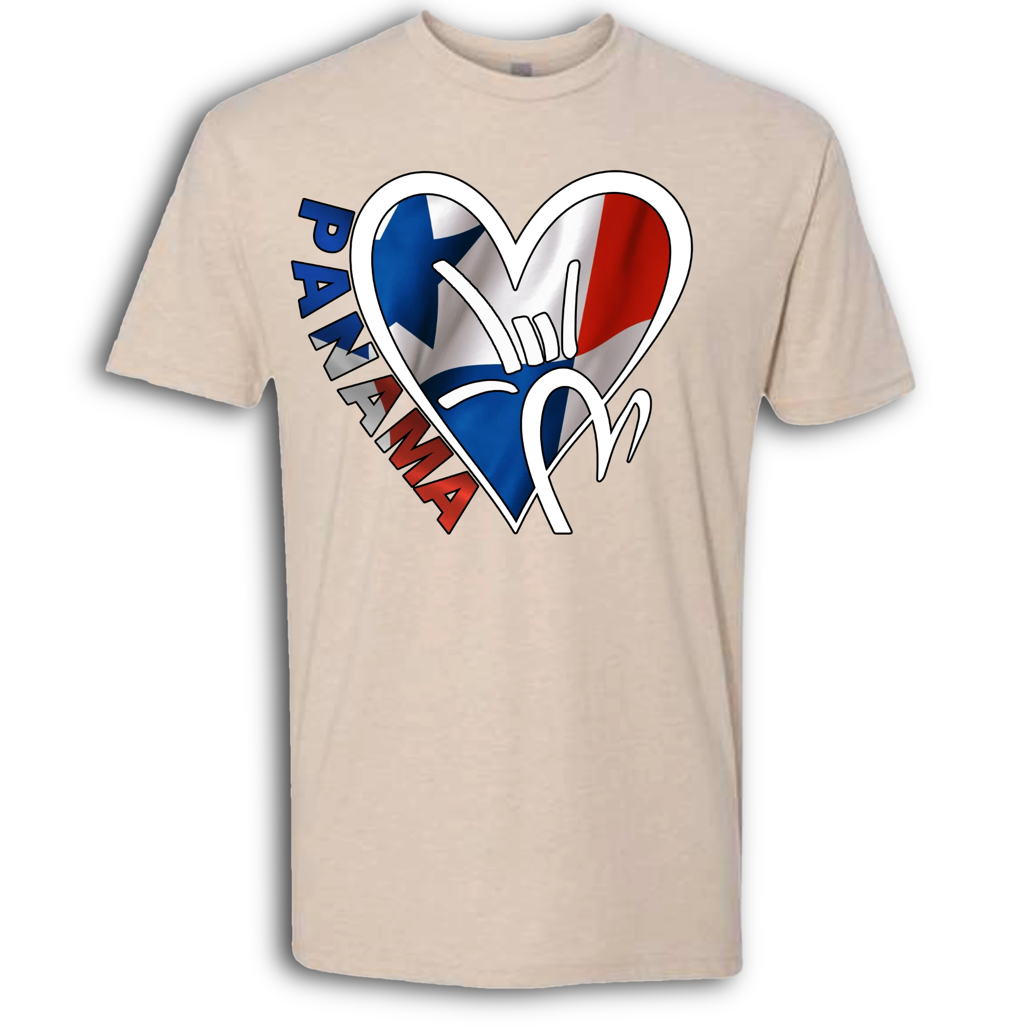 Panama Flag ILY HEART T-Shirt
