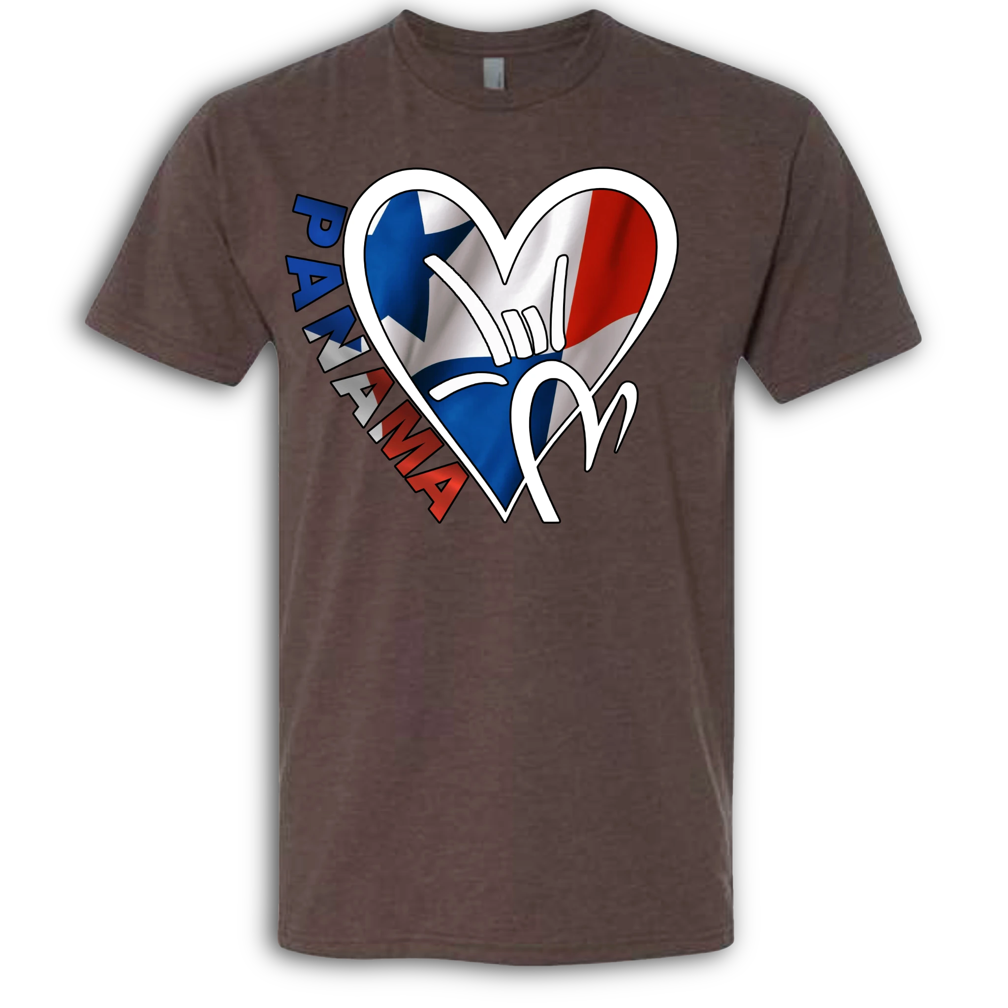 Panama Flag ILY HEART T-Shirt