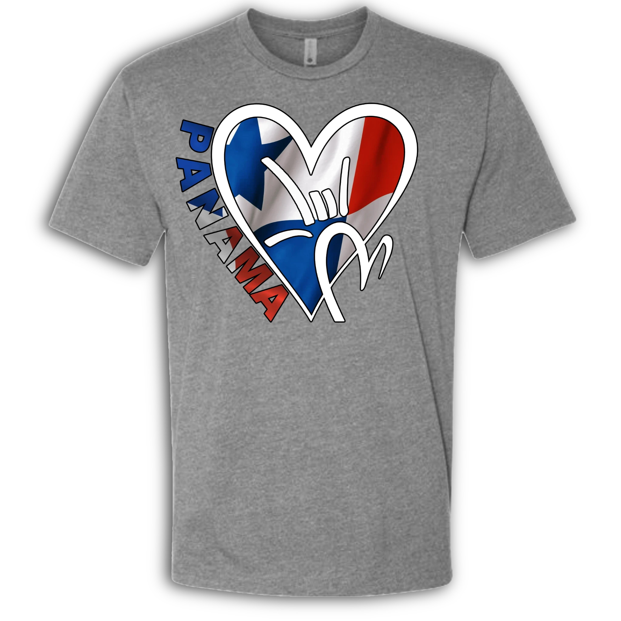 Panama Flag ILY HEART T-Shirt