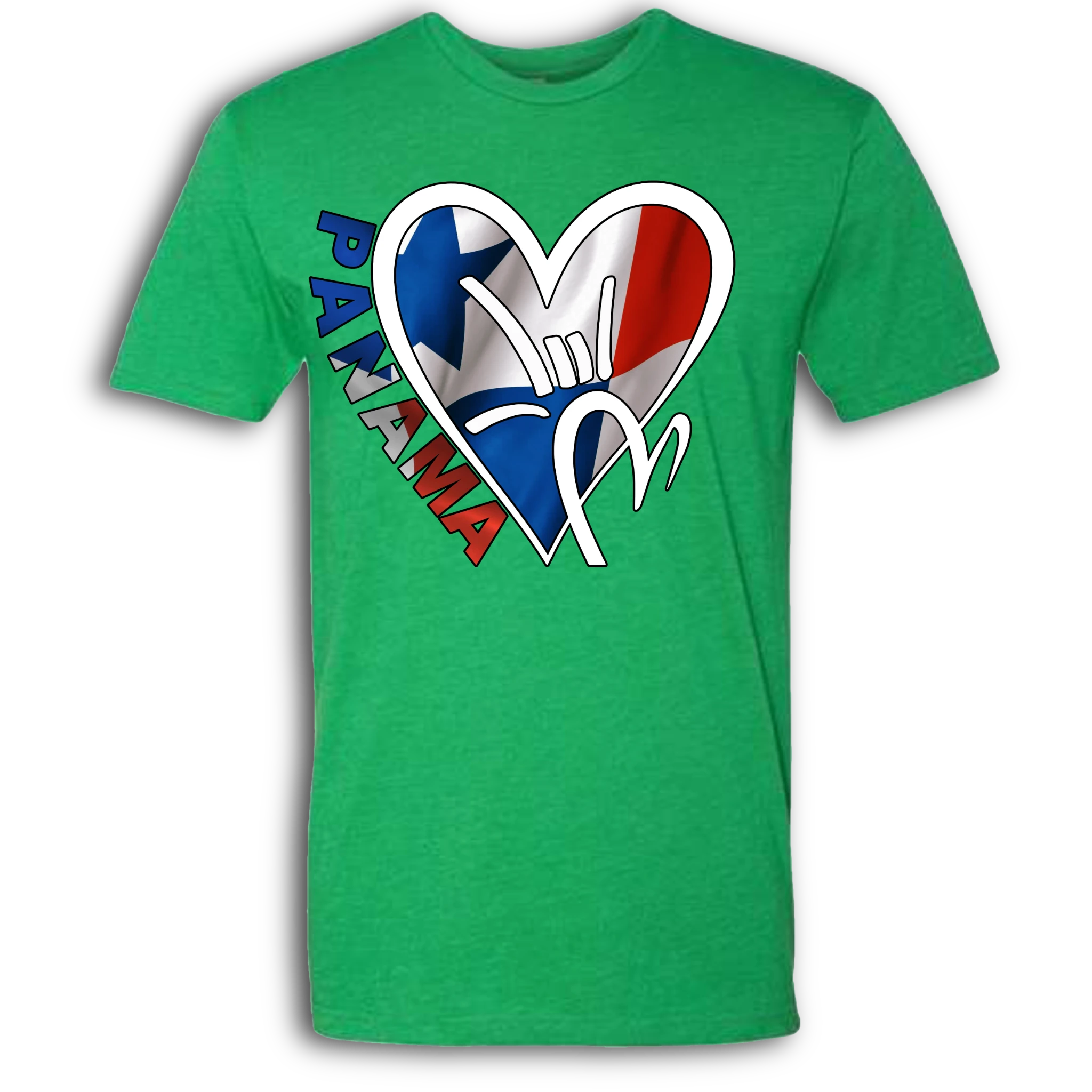 Panama Flag ILY HEART T-Shirt
