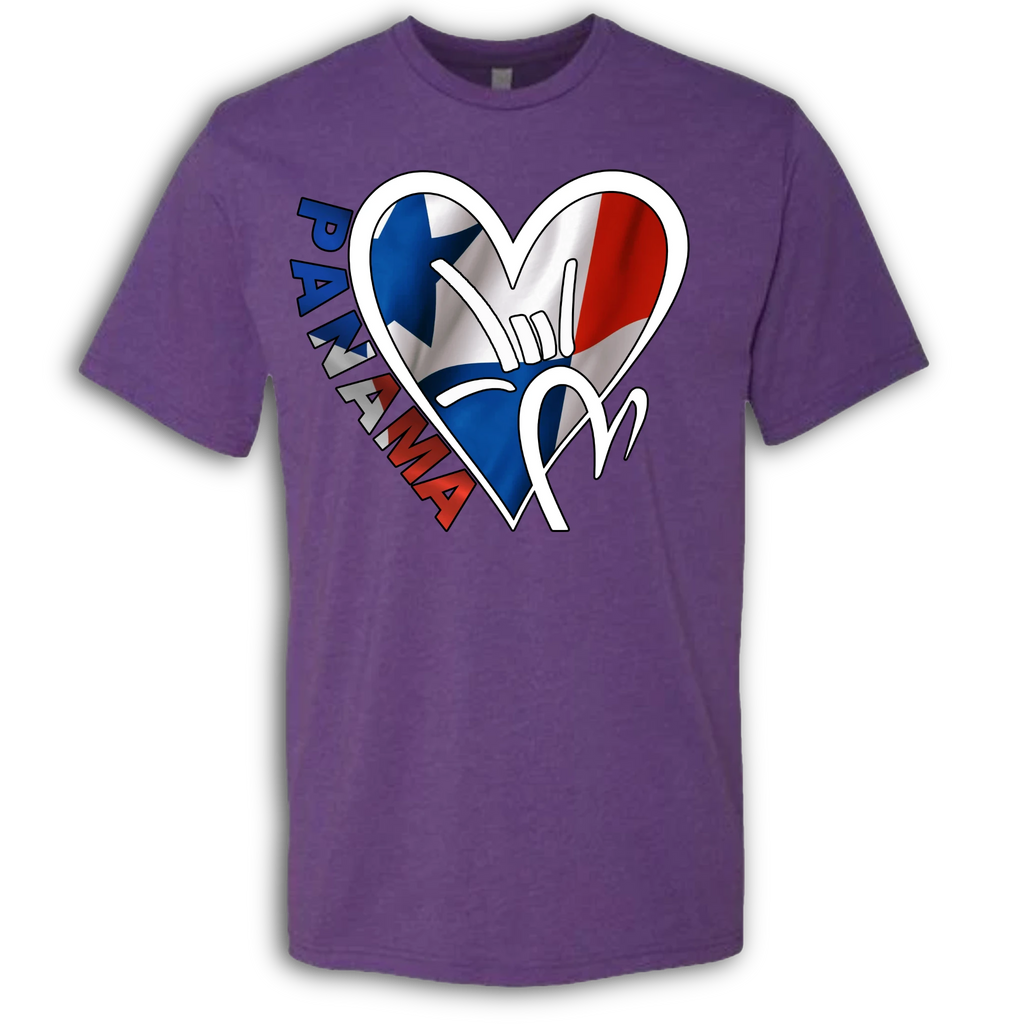 Panama Flag ILY HEART T-Shirt