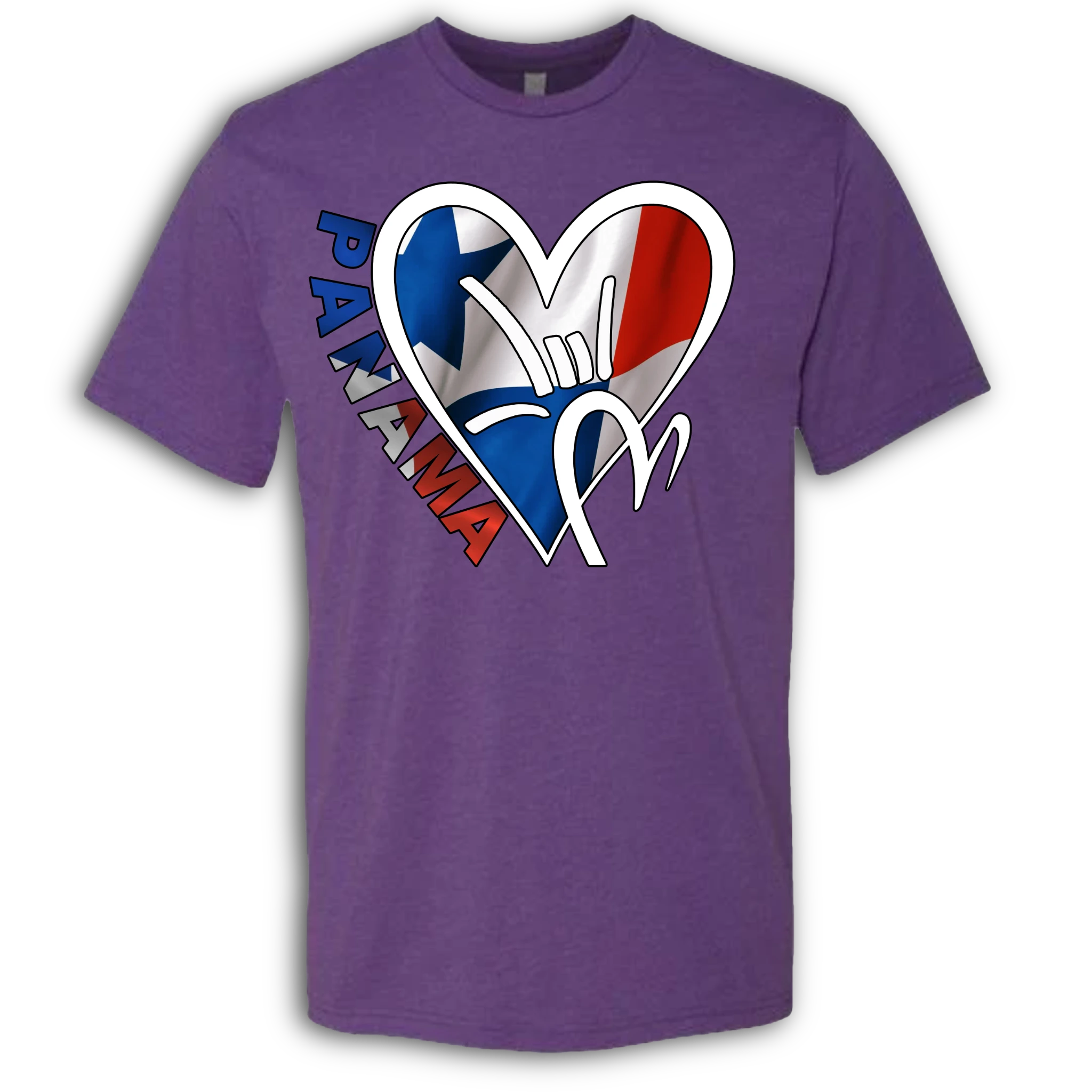 Panama Flag ILY HEART T-Shirt