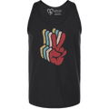 Peace SIgn Hands Layered Tank Top (MEN)