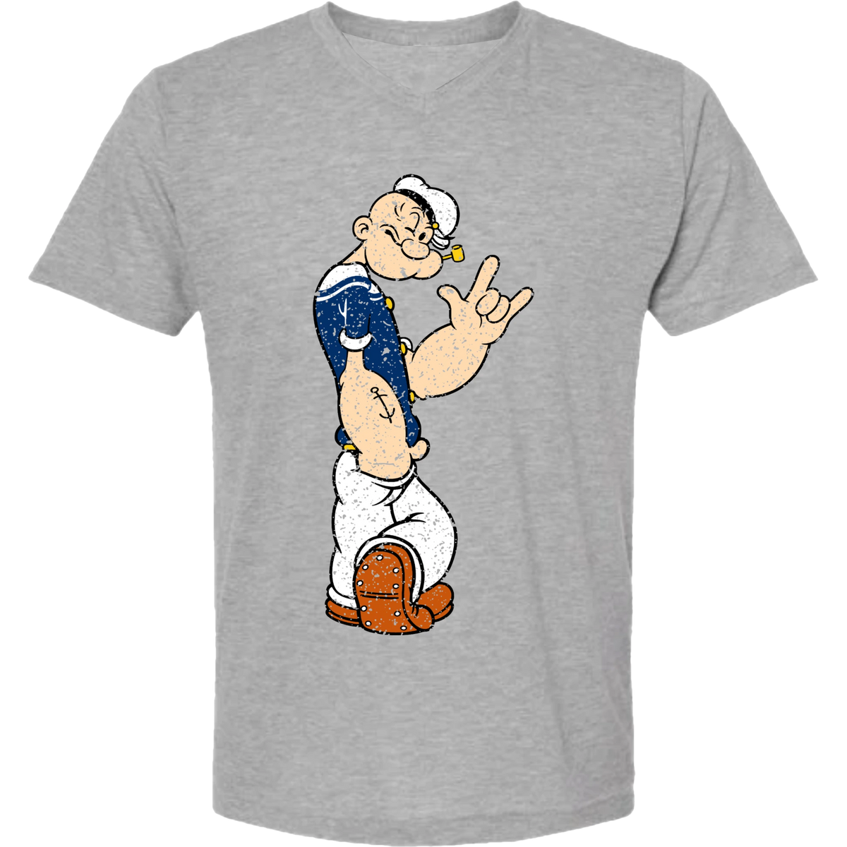 Popeye ASL 01 V-Neck T-Shirt (MEN)