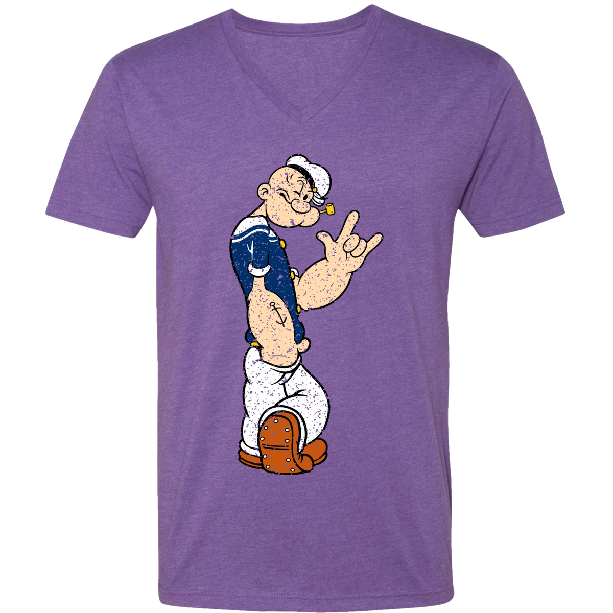 Popeye ASL 01 V-Neck T-Shirt (MEN)