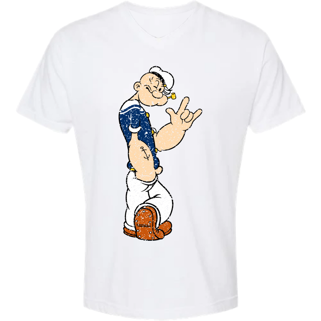 Popeye ASL 01 V-Neck T-Shirt (MEN)