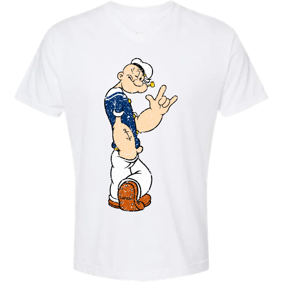 Popeye ASL 01 V-Neck T-Shirt (MEN)