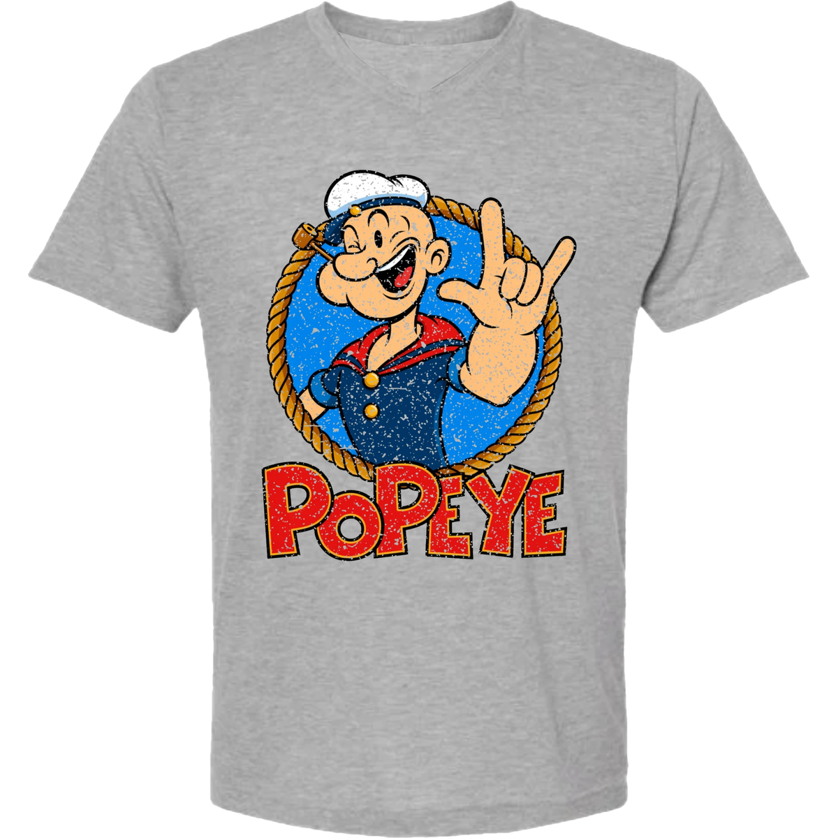 Popeye ASL 02 V-Neck T-Shirt (MEN)