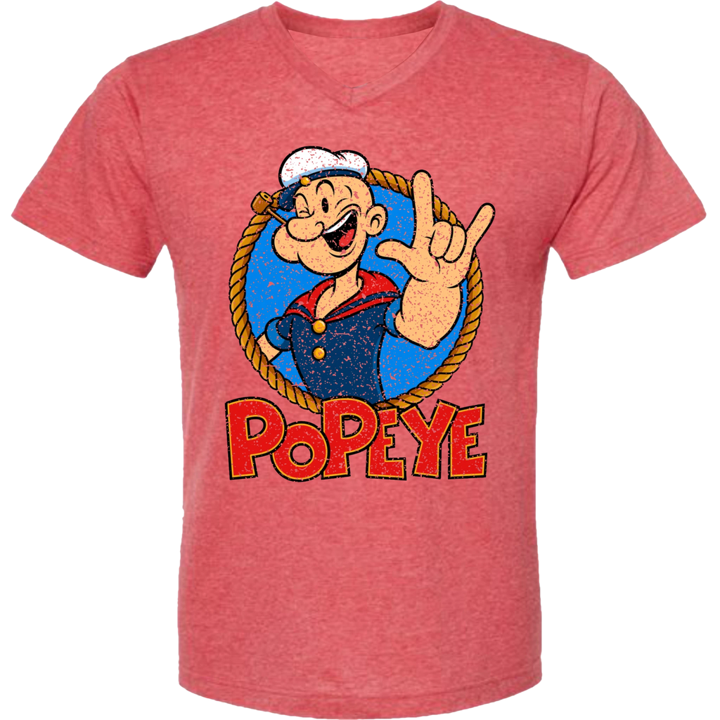 Popeye ASL 02 V-Neck T-Shirt (MEN)