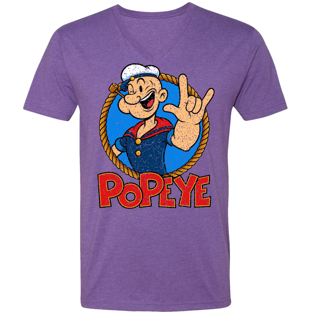 Popeye ASL 02 V-Neck T-Shirt (MEN)