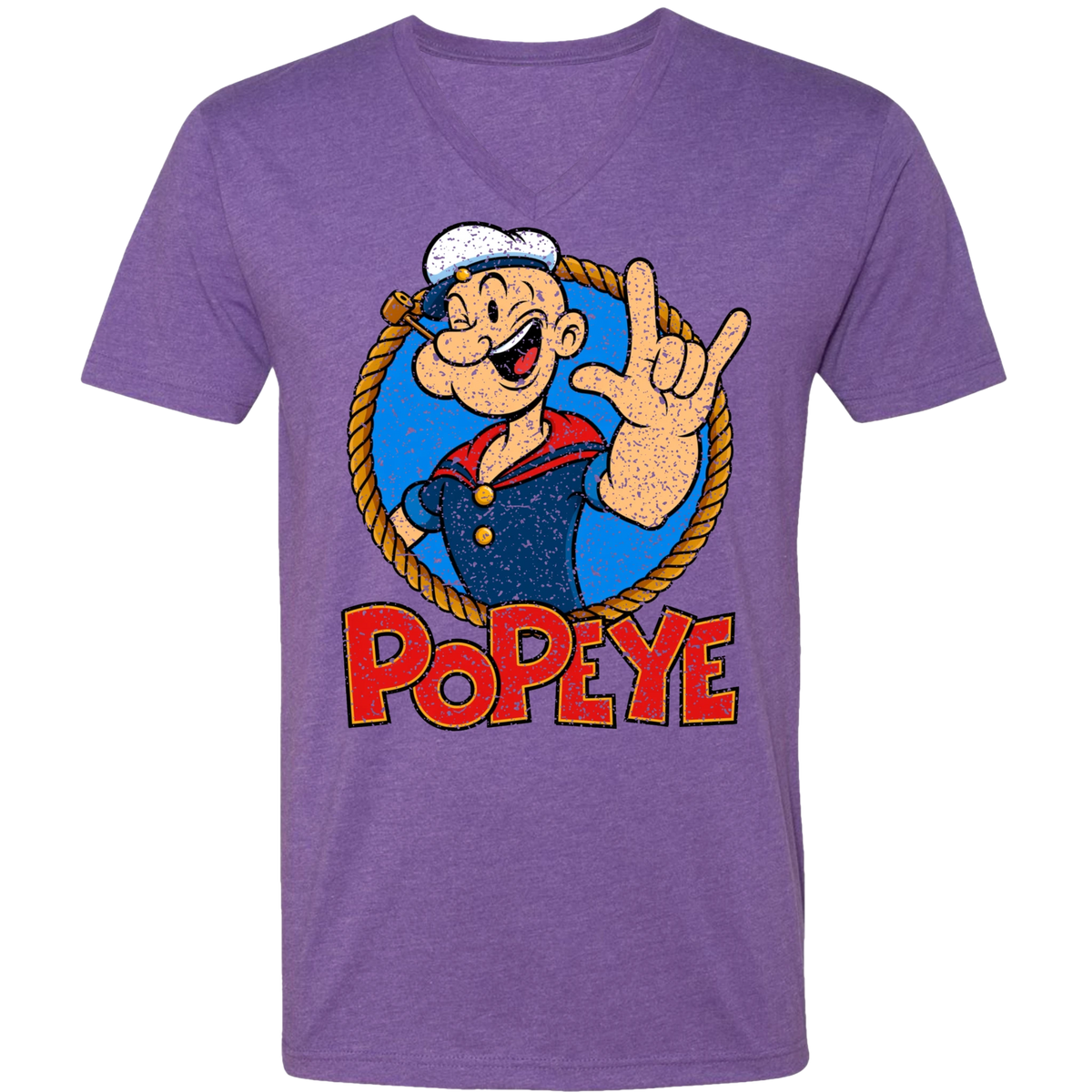 Popeye ASL 02 V-Neck T-Shirt (MEN)