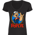 Popeye ASL 02 V-Neck T-Shirt (WOMEN)