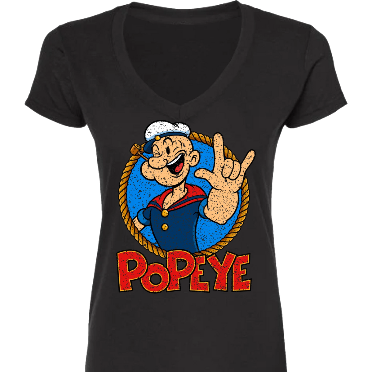 Popeye ASL 02 V-Neck T-Shirt (WOMEN)