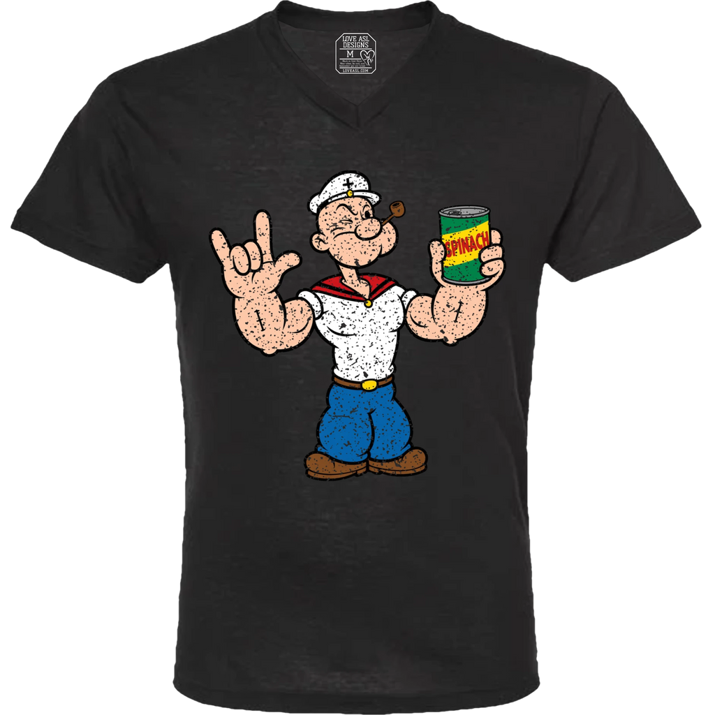 Popeye ASL 03 V-Neck T-Shirt (MEN)