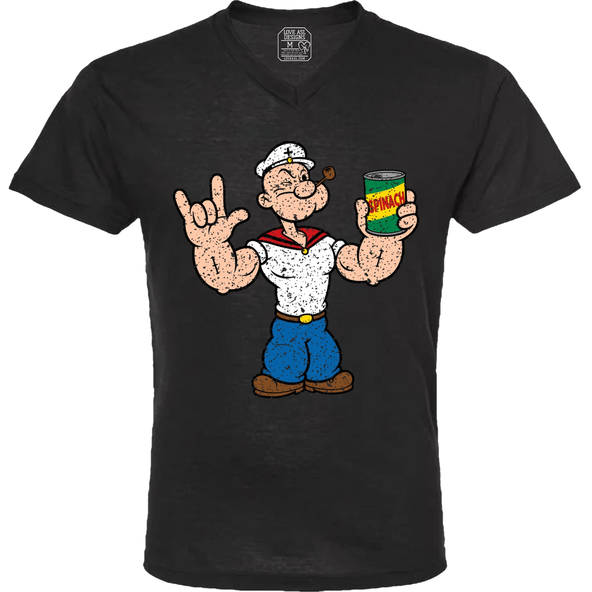 Popeye ASL 03 V-Neck T-Shirt (MEN)