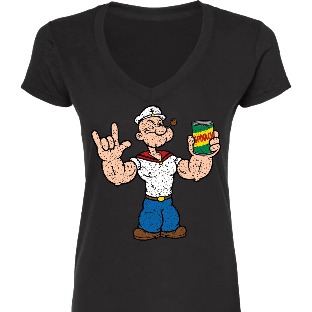 Popeye ASL 03 V-Neck T-Shirt (WOMEN)
