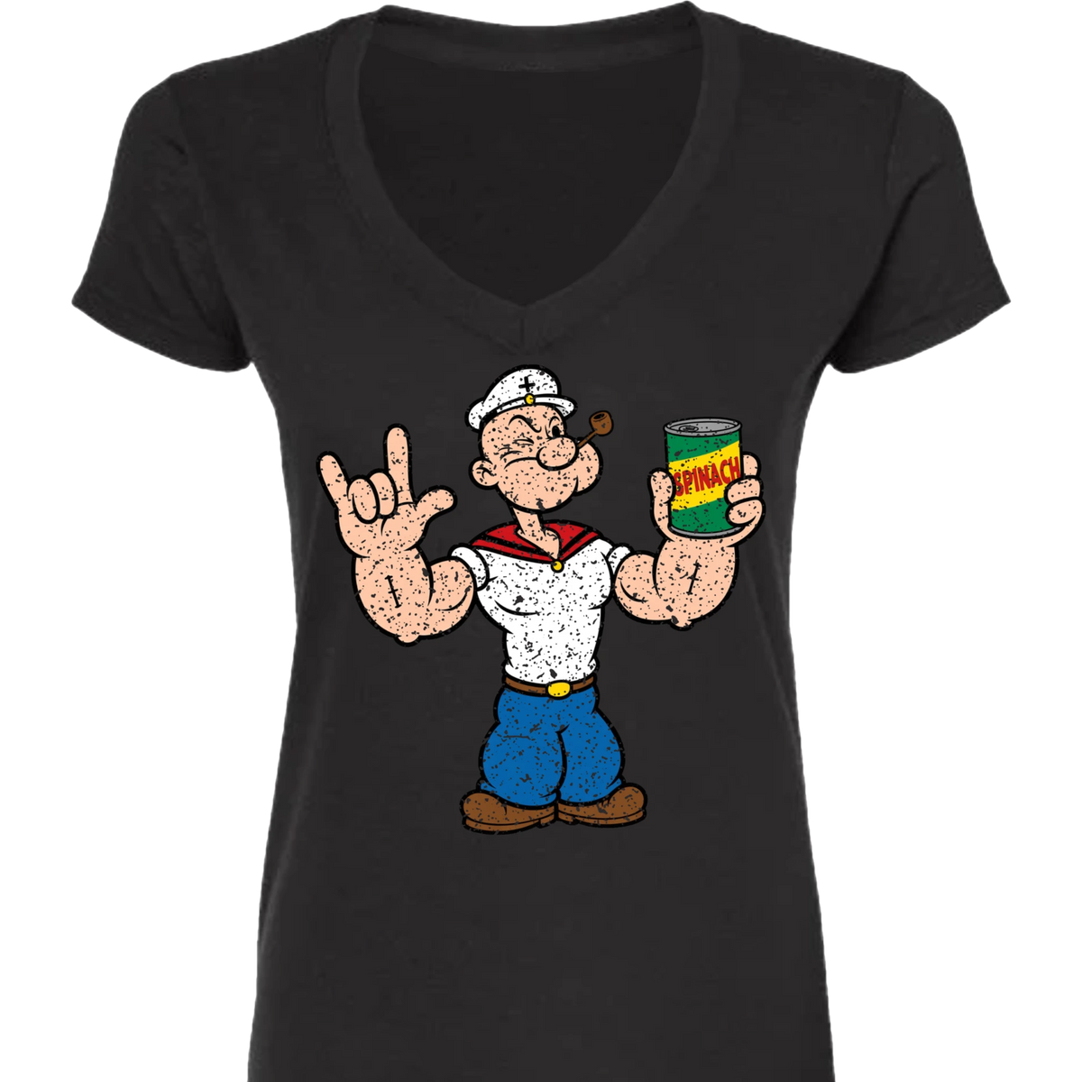 Popeye ASL 03 V-Neck T-Shirt (WOMEN)