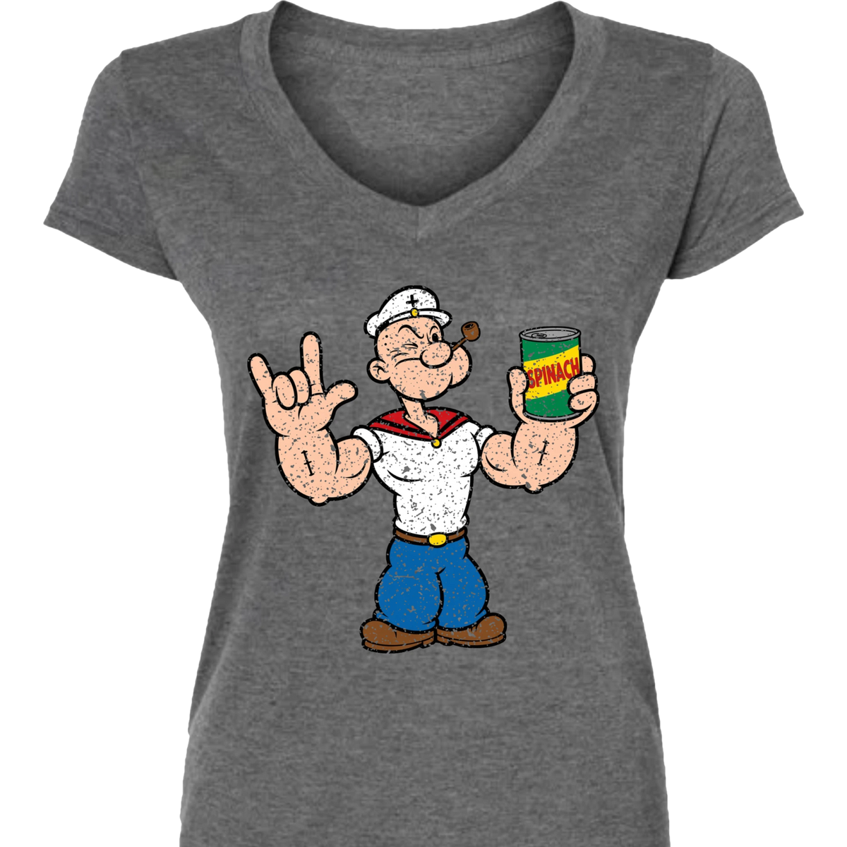 Popeye ASL 03 V-Neck T-Shirt (WOMEN)