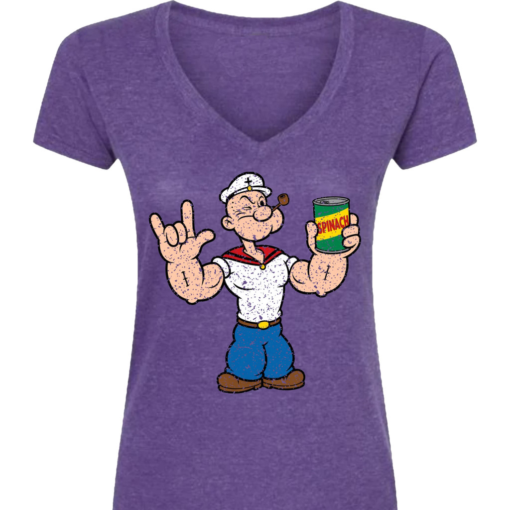 Popeye ASL 03 V-Neck T-Shirt (WOMEN)