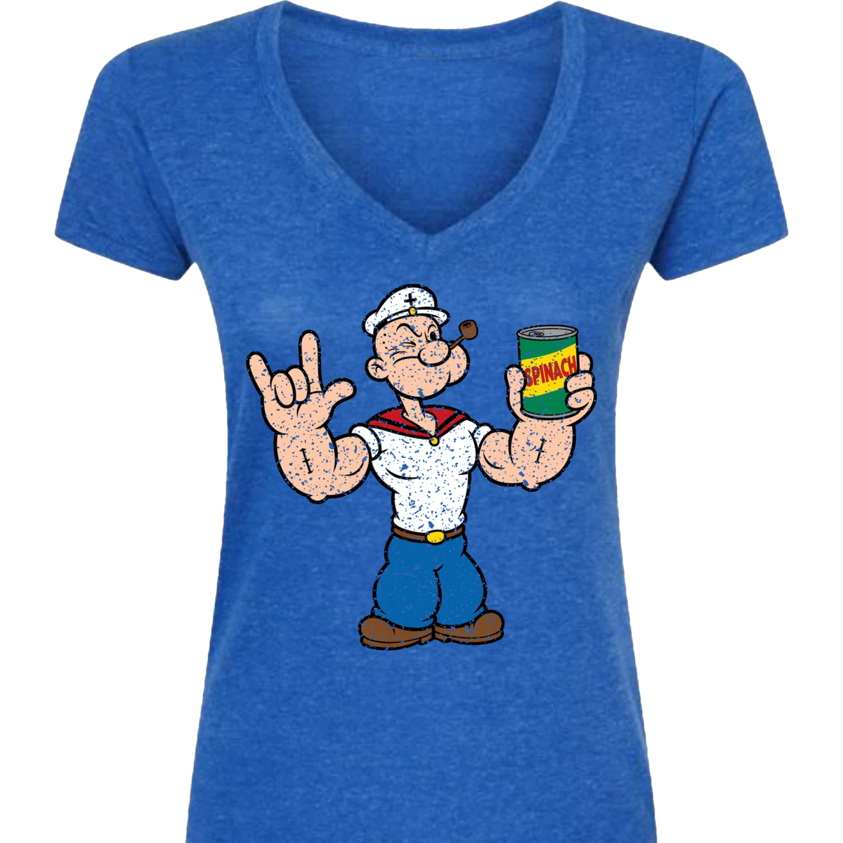 Popeye ASL 03 V-Neck T-Shirt (WOMEN)