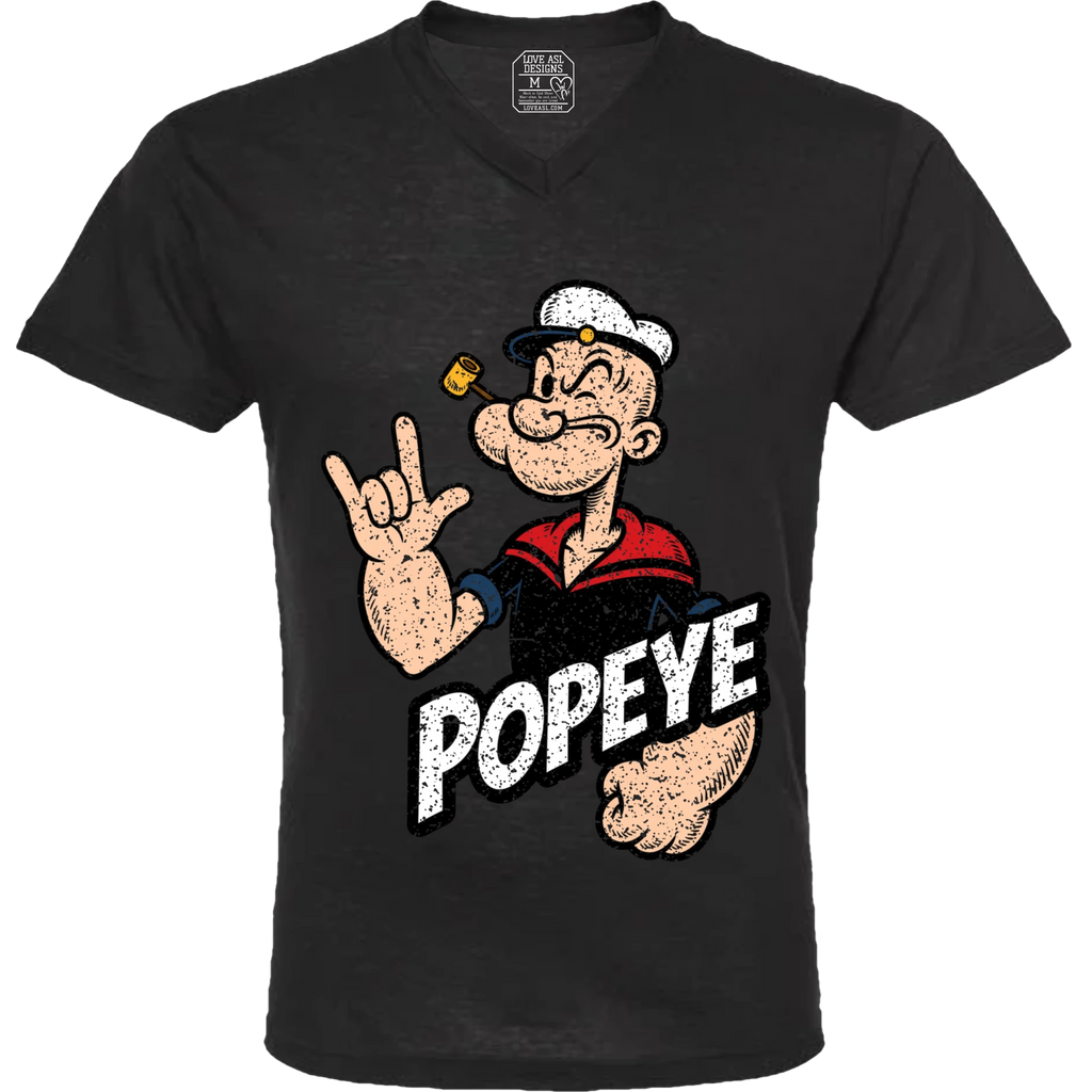 Popeye ASL 04 V-Neck T-Shirt (MEN)