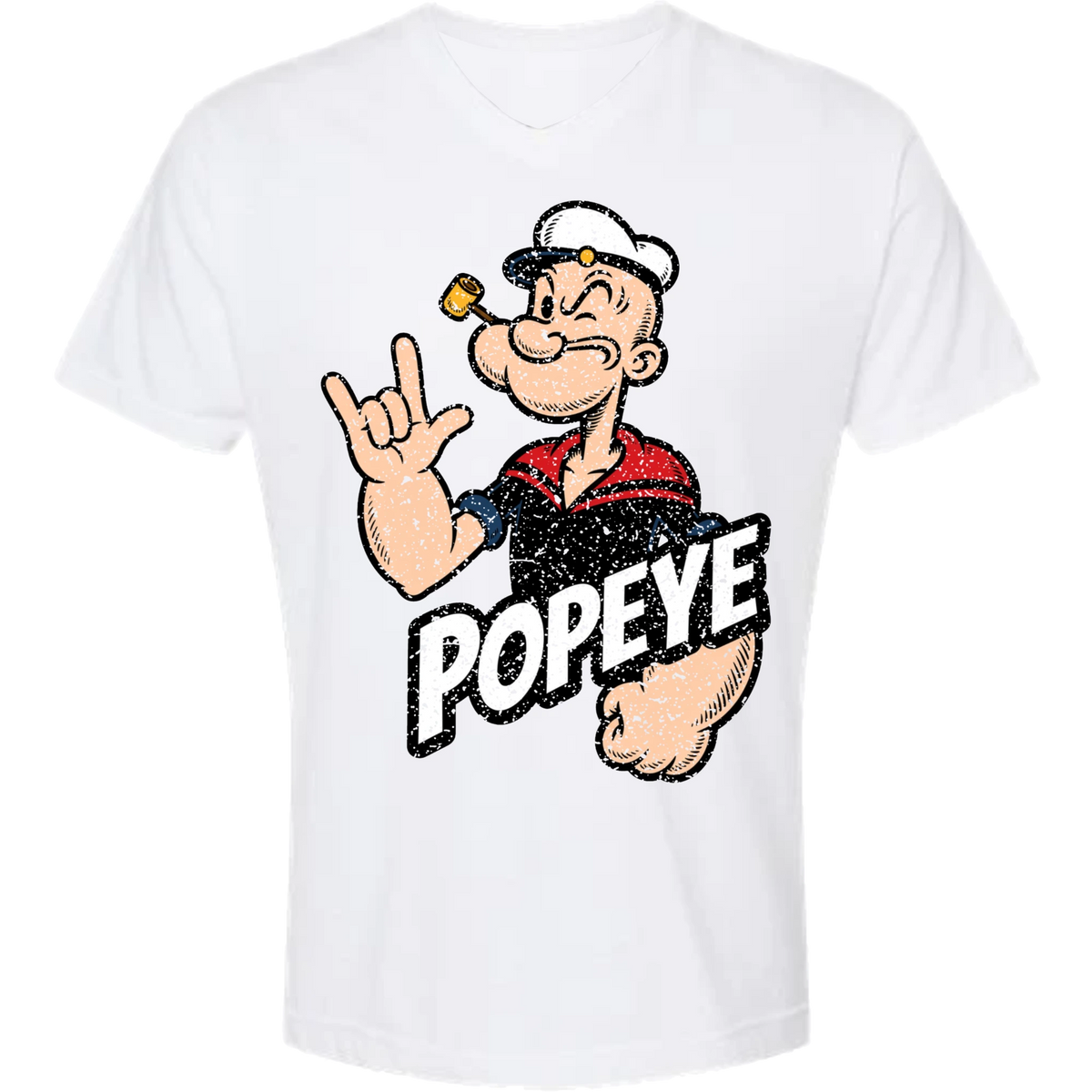 Popeye ASL 04 V-Neck T-Shirt (MEN)