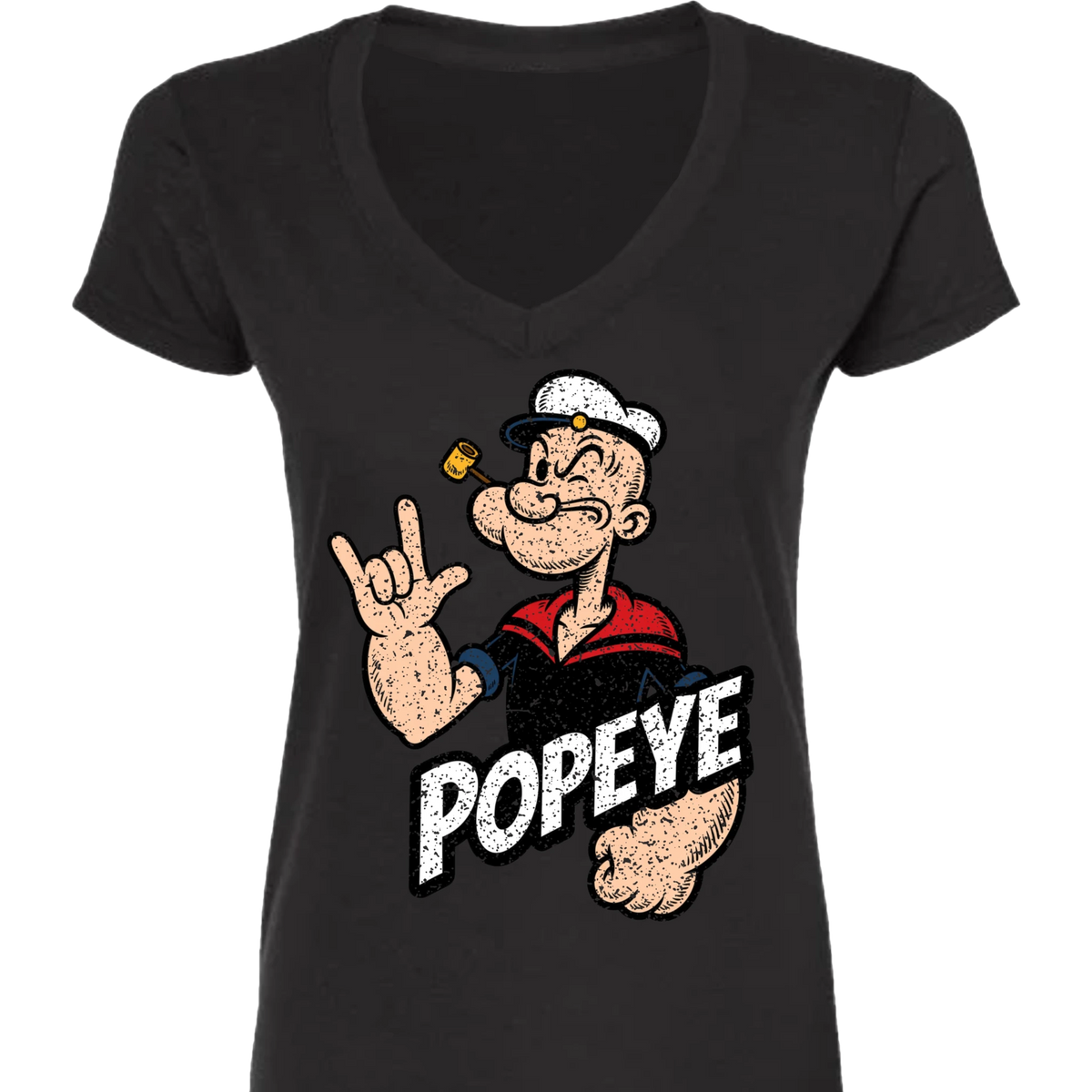 Popeye ASL 04 V-Neck T-Shirt (WOMEN)