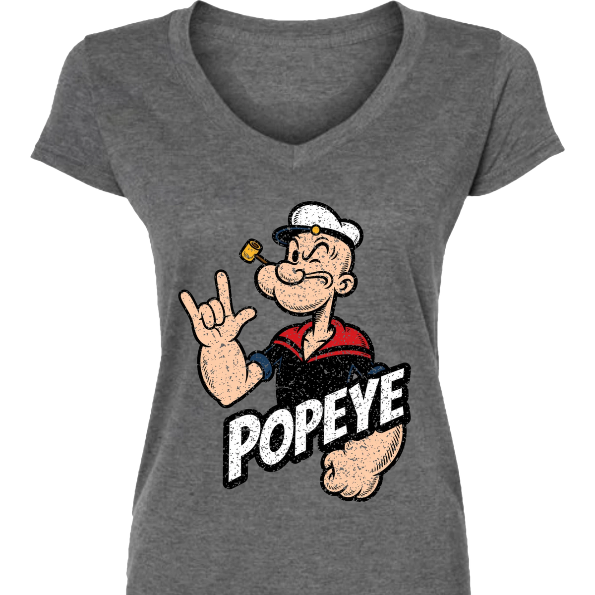Popeye ASL 04 V-Neck T-Shirt (WOMEN)