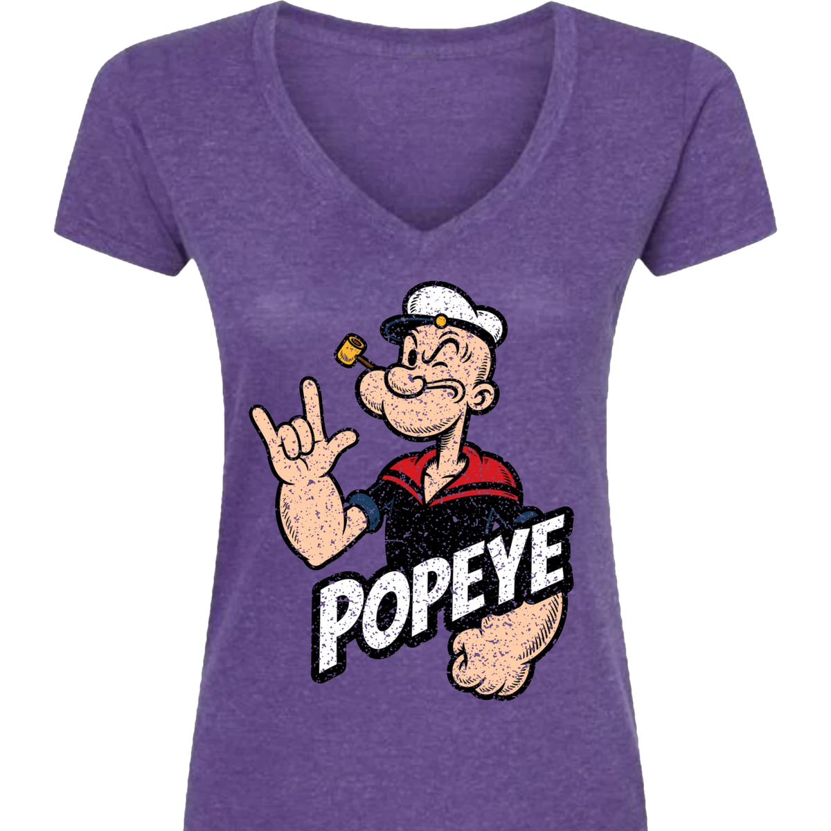 Popeye ASL 04 V-Neck T-Shirt (WOMEN)