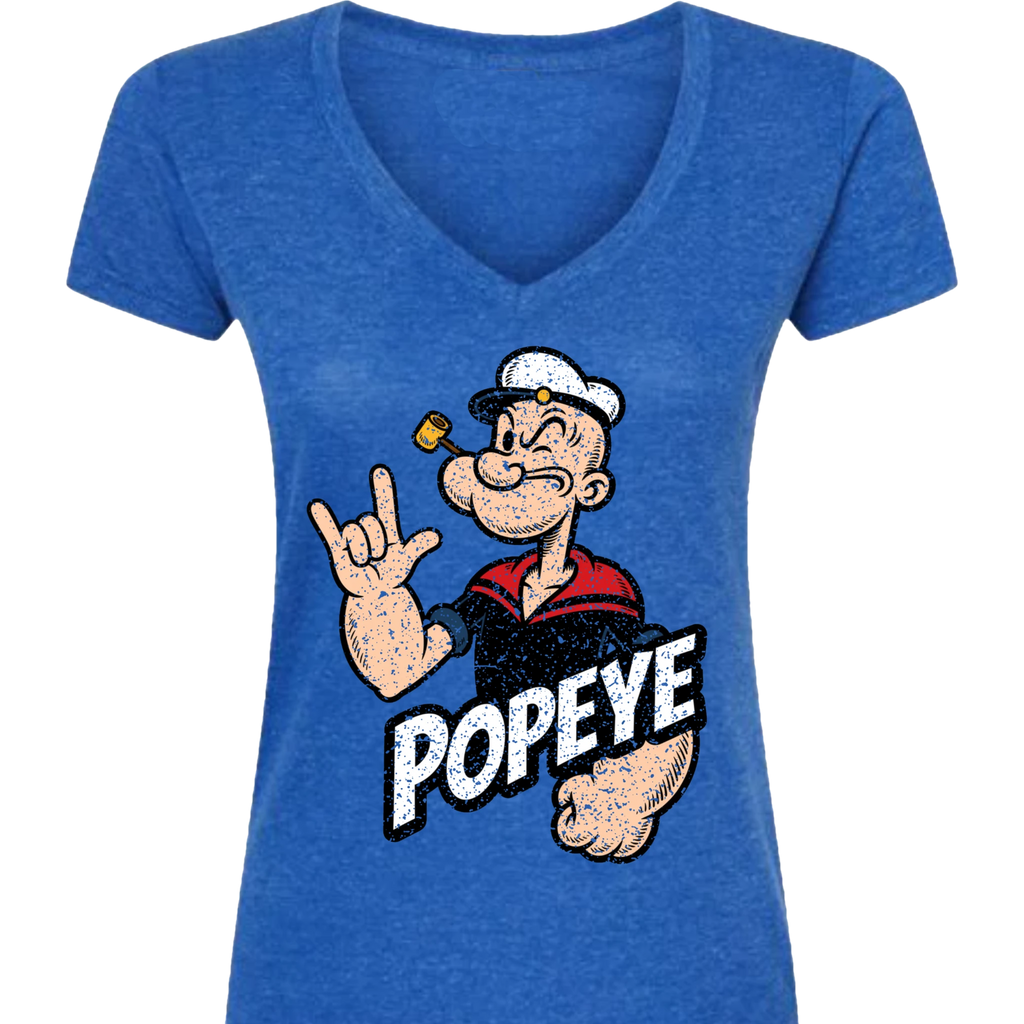 Popeye ASL 04 V-Neck T-Shirt (WOMEN)