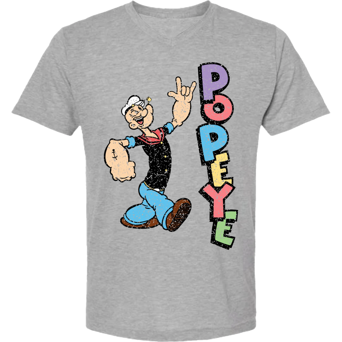 Popeye ASL 05 V-Neck T-Shirt (MEN)