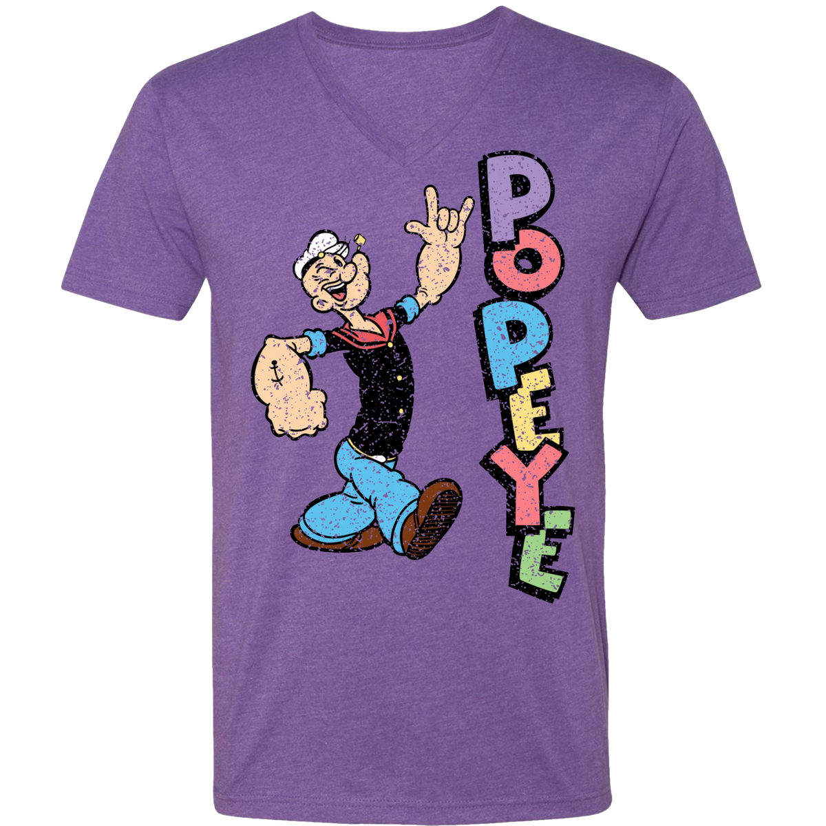 Popeye ASL 05 V-Neck T-Shirt (MEN)