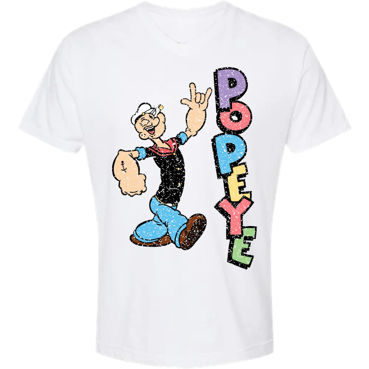 Popeye ASL 05 V-Neck T-Shirt (MEN)
