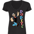 Popeye ASL 05 V-Neck T-Shirt (WOMEN)